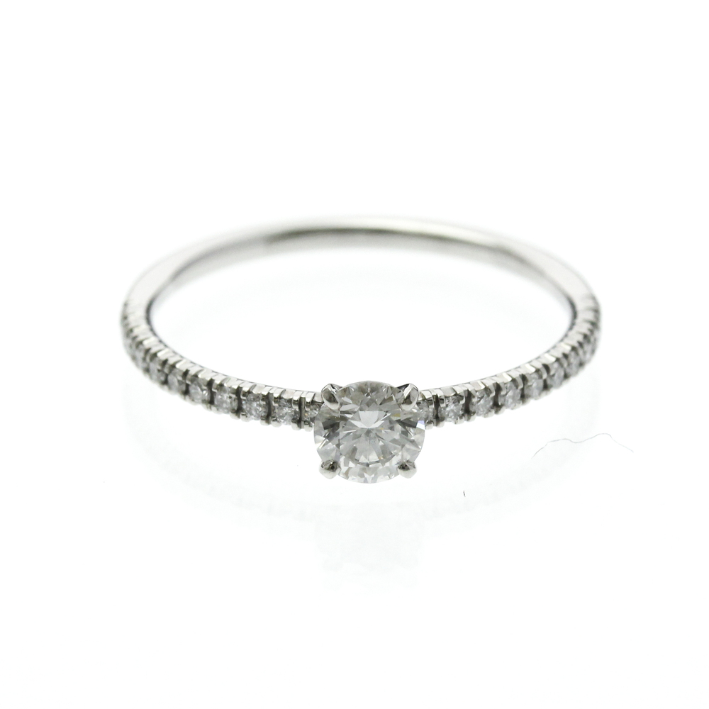 CARTIER Silver Diamond Eternity Ring